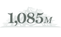 1,085m above sea level